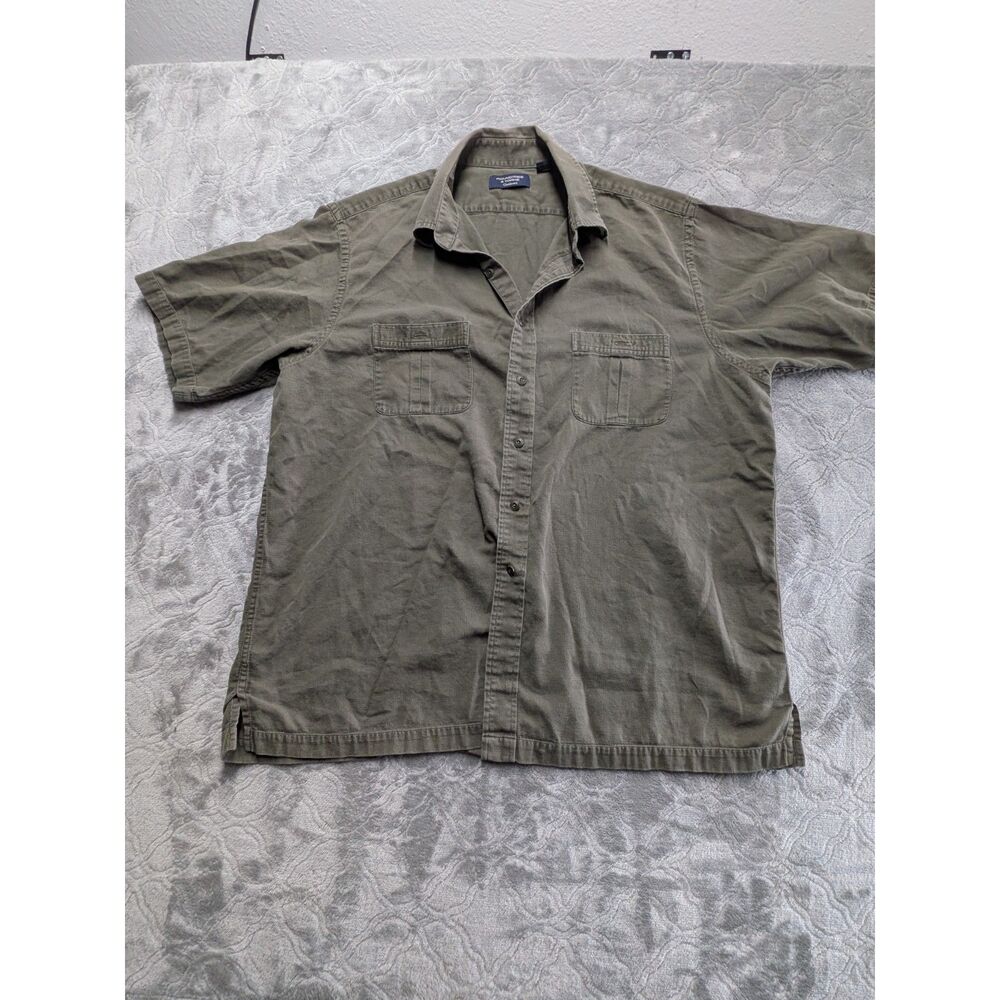 Roundtree & Yorke Outdoors Mens XL Olive Green Short Sleeve